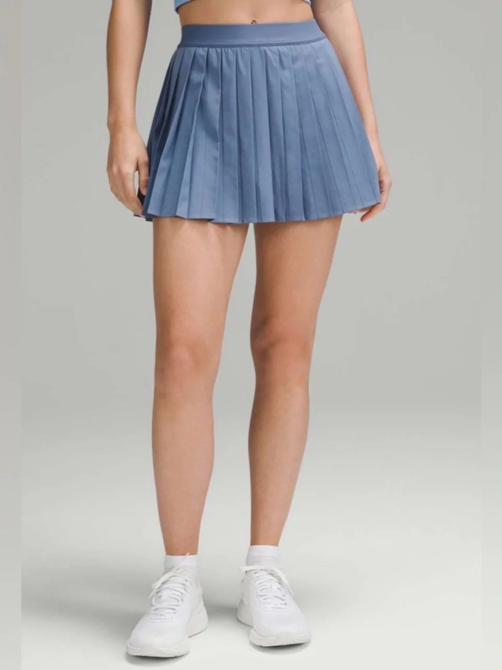 Lululemon High-Rise Pleated Tennis Skirt Oasis Blue, Size 4 - Skort Slate Gray